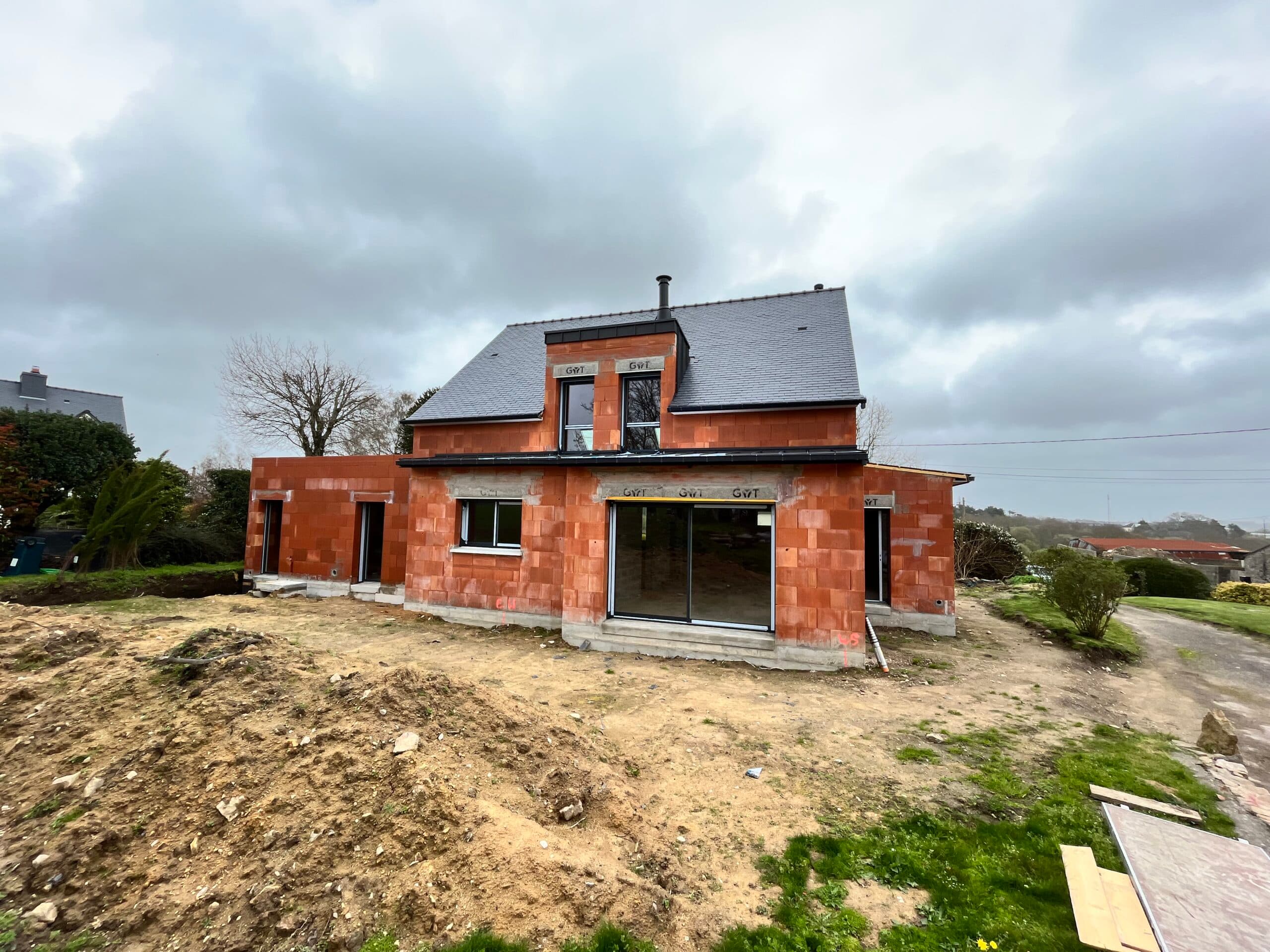 Construction d’une maison neuve à Caudan